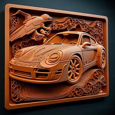 3D model Porsche 754 (STL)